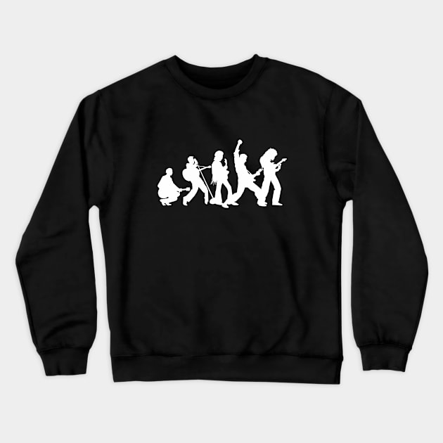 Guitar Gods Crewneck Sweatshirt by Tom Stiglich Cartoons